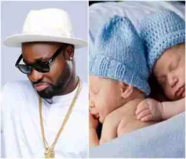 See Cute photos of Harrysong’s twins, Perez and Tarela